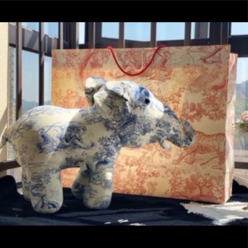 Dior Stuffed Elephant toy